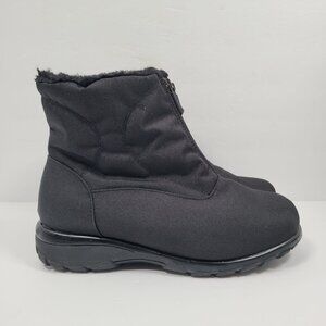 Clinic Extra Women's Black Winter Boots T09862 US Size 10 2W